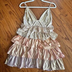 Multi color A-line Dress